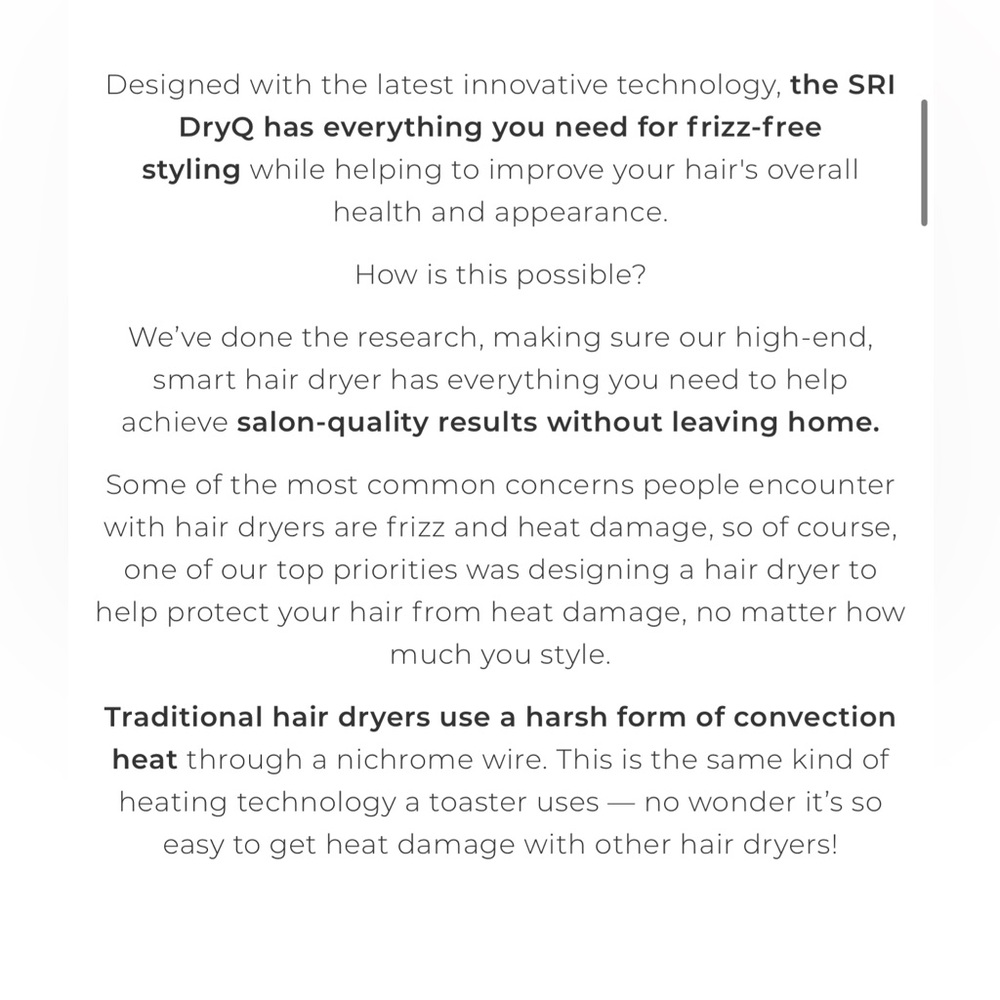 SRI DRY Q Hair Dryer - Picture 9 of 14